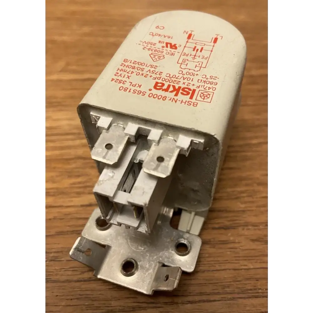 Genuine BOSCH Washing Machine Mains EMI Filter 9000 565180 WAE/WAK/WAQ Etc used tested.