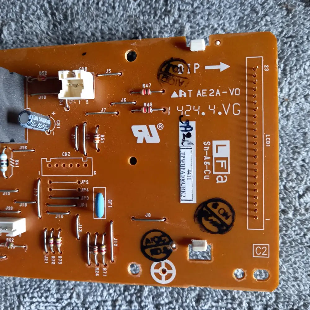 genuine Electrolux Microwave EMS17216X FRONT DIGITAL DISPLAY PCB.(94760837900)