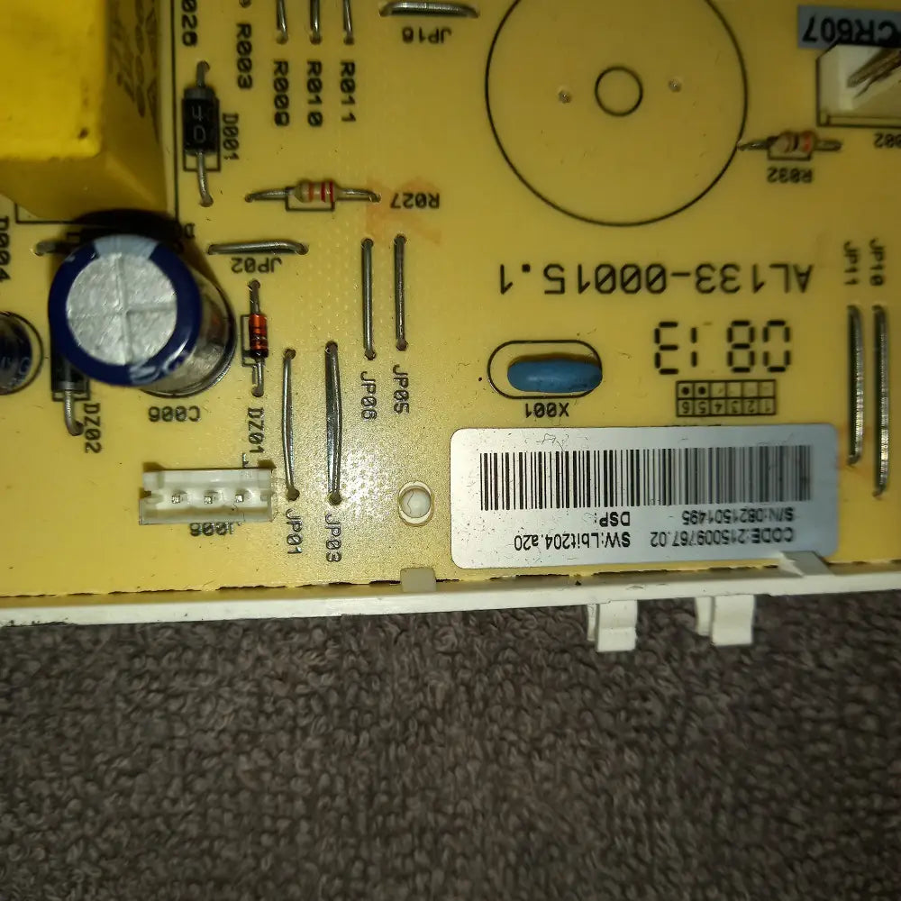 genuine hotpoint indesit Dishwasher Control Module PCB 215009767.02 al133-00015.1