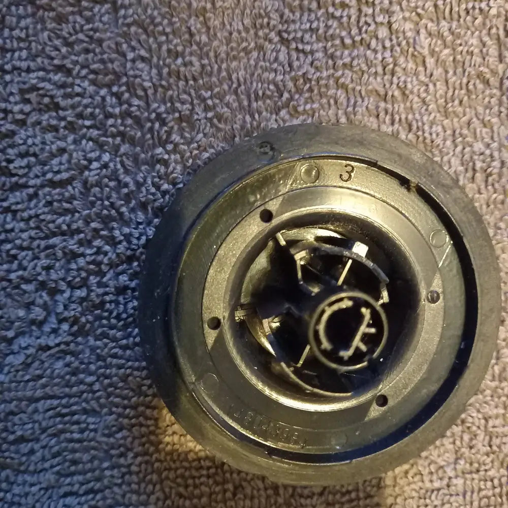 genuine hotpoint washing machine timer selector dial knob in black 48043984
