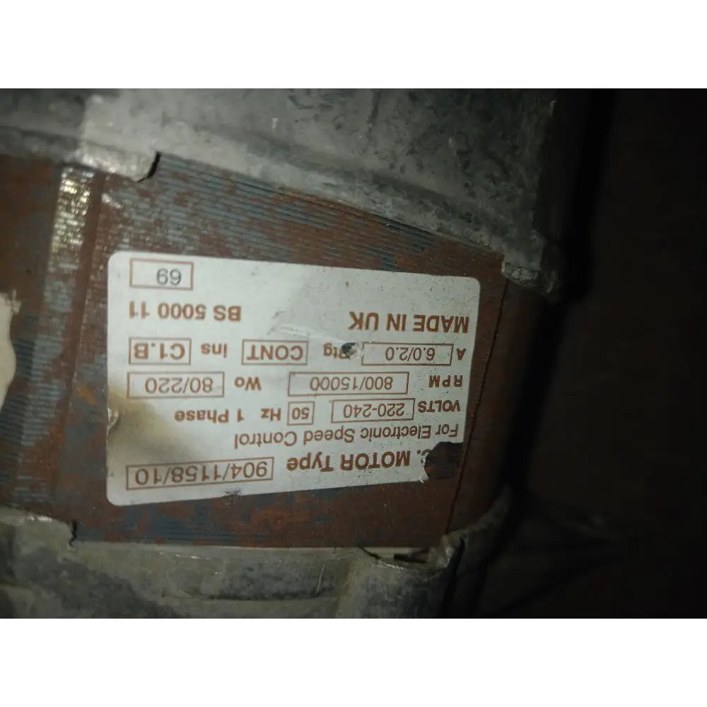 genuine HOTPOINT WM61PR WASHING MACHINE main motor