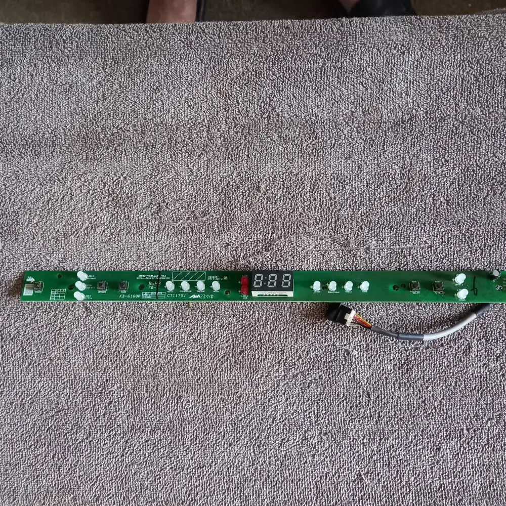 GENUINE LIGHTS Control board display for Midea dishwasher 17176000031152