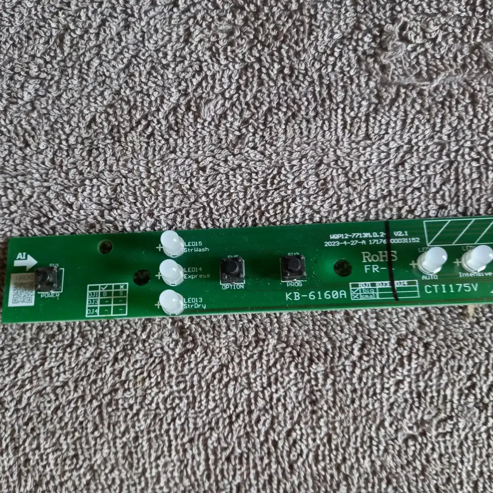 GENUINE LIGHTS Control board display for Midea dishwasher 17176000031152