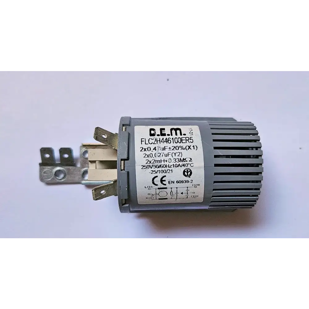 GENUINE NEFF SMEG 147-2 Washing Machine MAINS Filter D.E.M FLC2H446100ER5 ER6