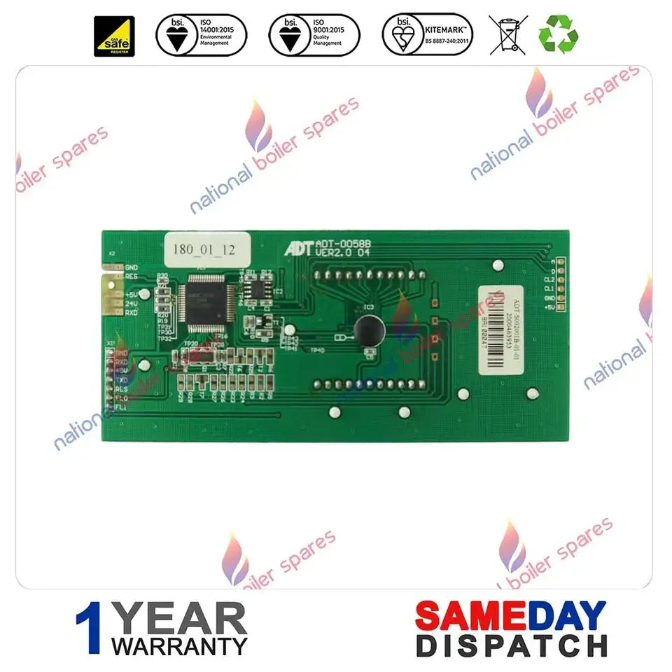 genuine spare part Glowworm Flexicom CX HX User Interface Display PCB 2000463953