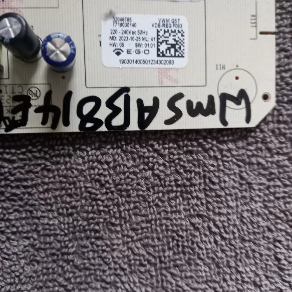 genuine spare parts bush wmsaa814eb washing machine front pcb board.32048785 7719030140