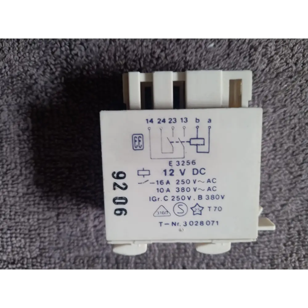 genuine spare parts for 3028071 Miele No. 28 12V 16A Relay for Washing Machine t-nr.3028071