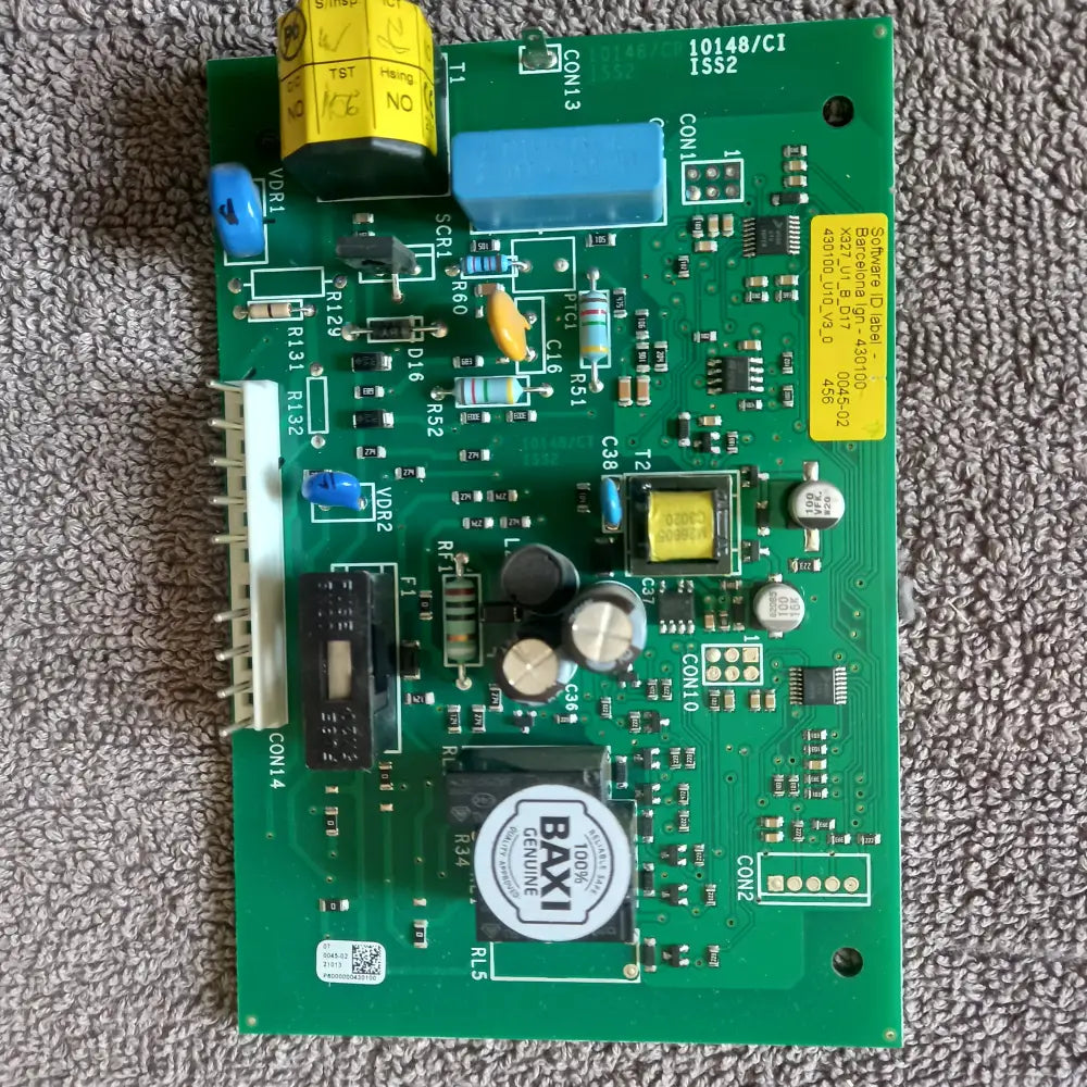 GENUINE SPARE PARTS FOR BAXI BOILER PCB 430100_V10_V3_0 BARCELONA IGN-430100