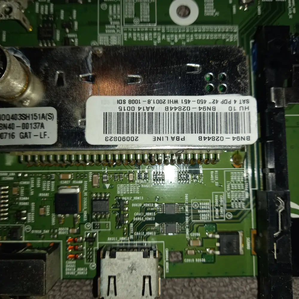 GENUINE SPARE PARTS FOR BN41-01180A SAMSUNG PS42B451B2W MAIN AV VIDIO BOARD BN94-02844B. Your One-Stop Appliance Spare