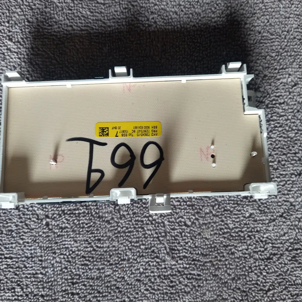 GENUINE SPARE PARTS FOR BOSCH DISHWASHER FRONT DIGITAL DISPLAY