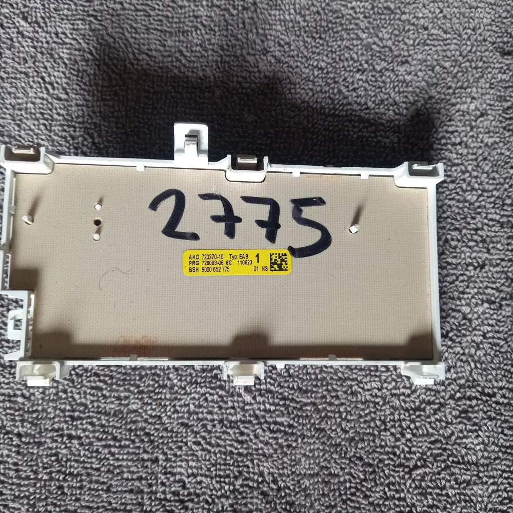 GENUINE SPARE PARTS FOR BOSCH DISHWASHER FRONT DISPLAY
