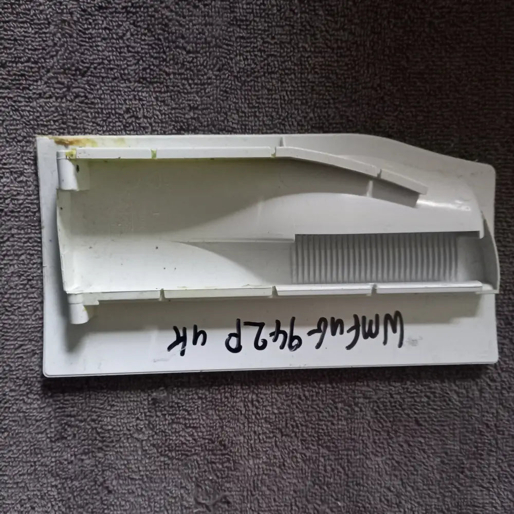 genuine spare parts for hotpoint wmfug942puk smart washing machine front soap drawer handle in white used.