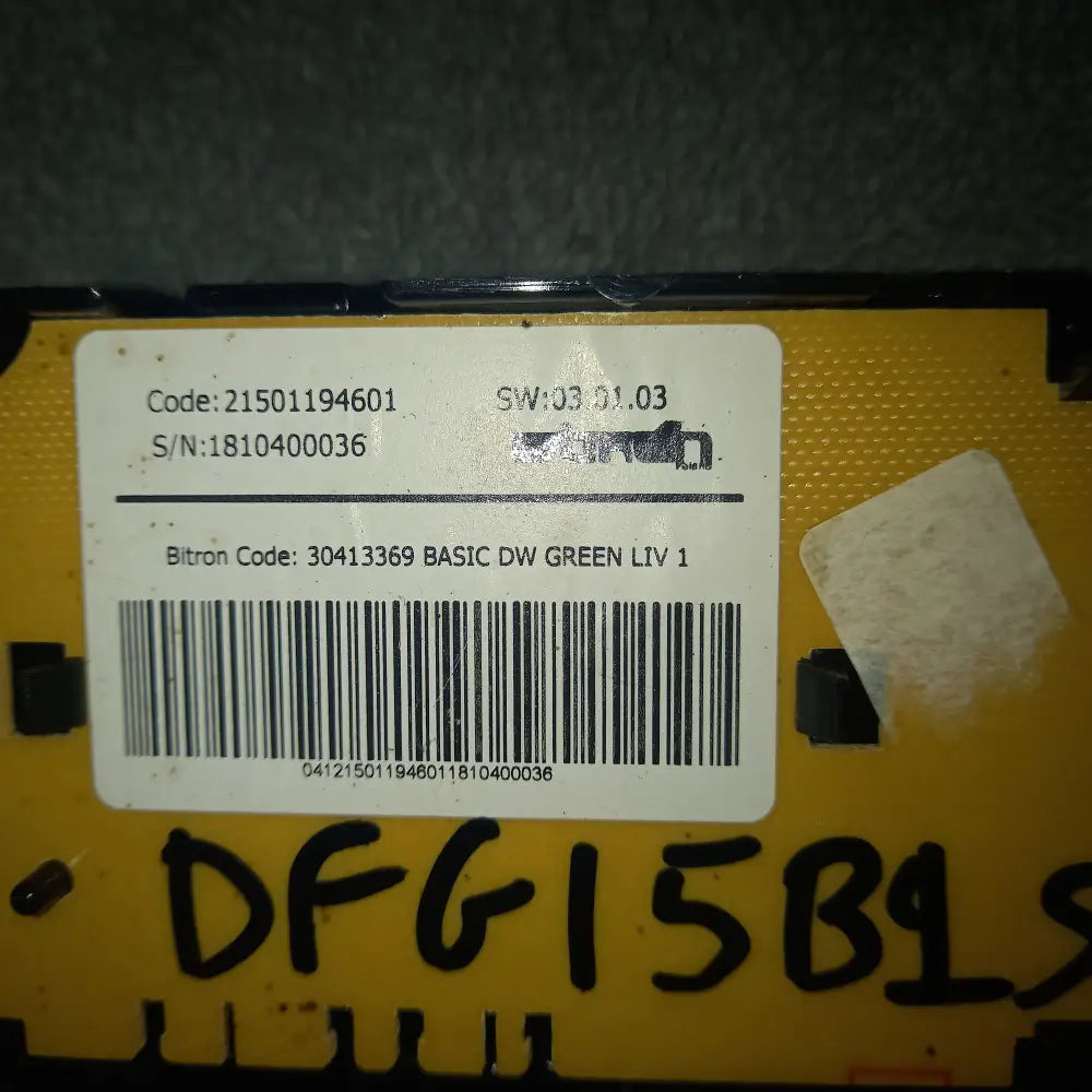 genuine spare parts for indesit dfg15b1s uk dishwasher front pcb.21501194601 30413369