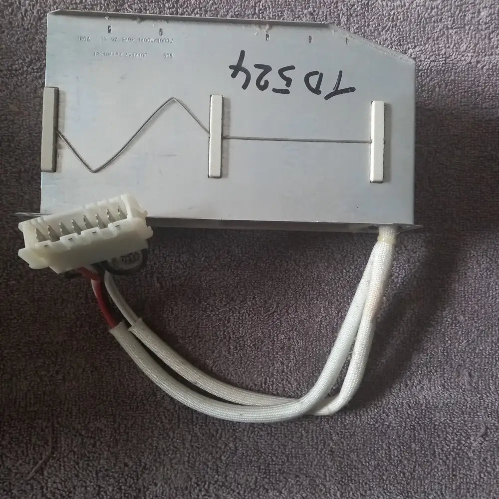 genuine spare parts for zanussi td 524 tumble dryer heater element.124504423 1400/1000watt