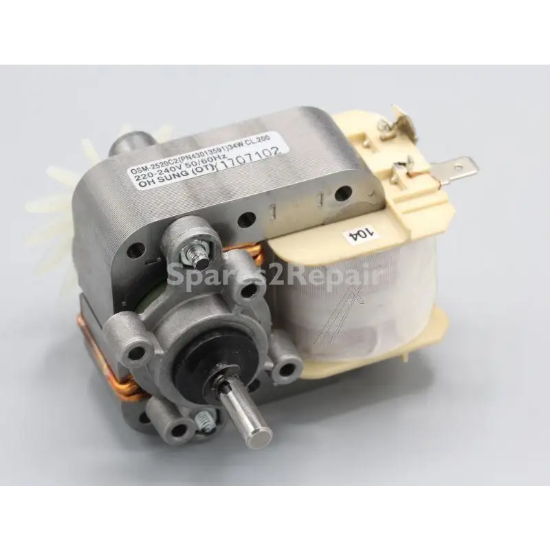 genuine spare parts Hoover Candy Washer Dryer Fan Motor 43013591
