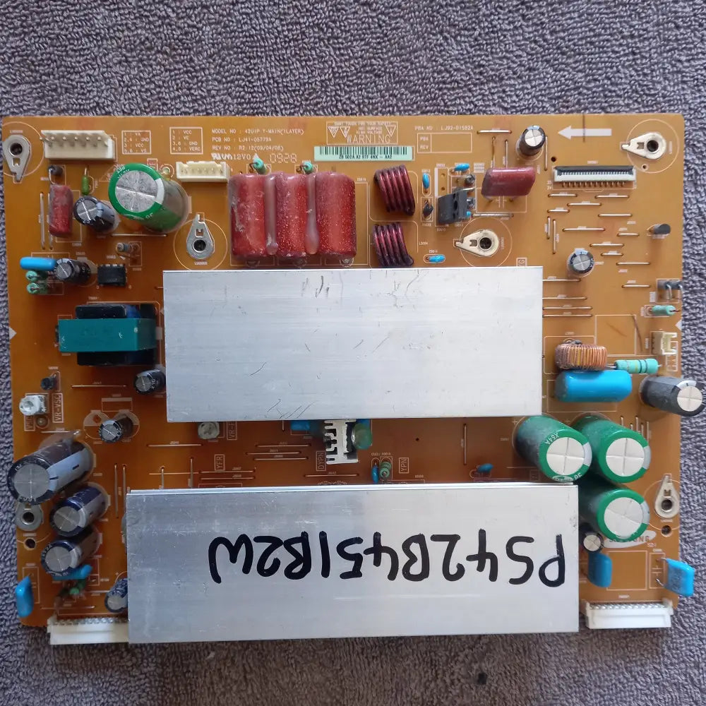 genuine spares 42u1p lj41-05779a r2.12 lj92-01582a samsung ps42b451b2w y-main main Your One-Stop Appliance Spare Parts