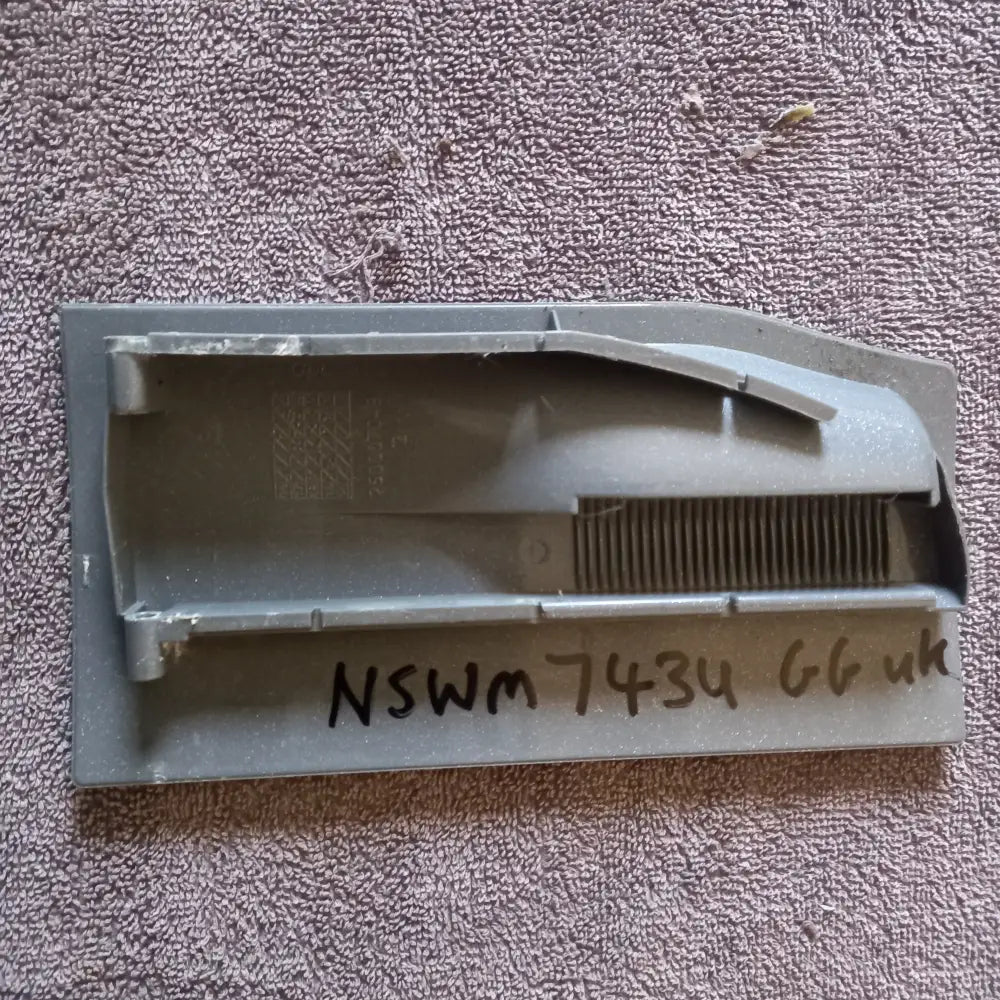 genuine spares for hotpoint nswm 743u gg uk n washing machine front soap drawer handle in graphite grey,25007049 2
