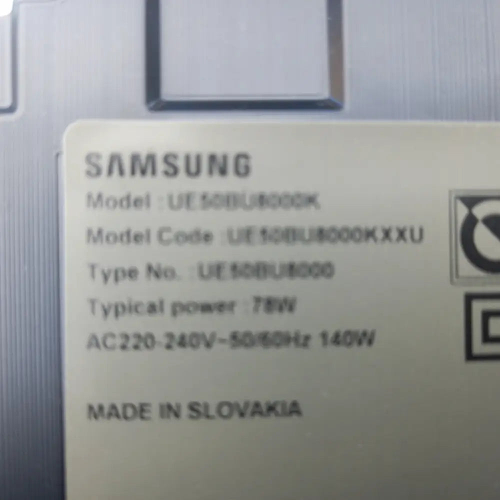 genuine spares for samsung ue50bu8000k printed circuit board UE50U8000F (2025) LED HDR 4K Ultra HD Smart TV