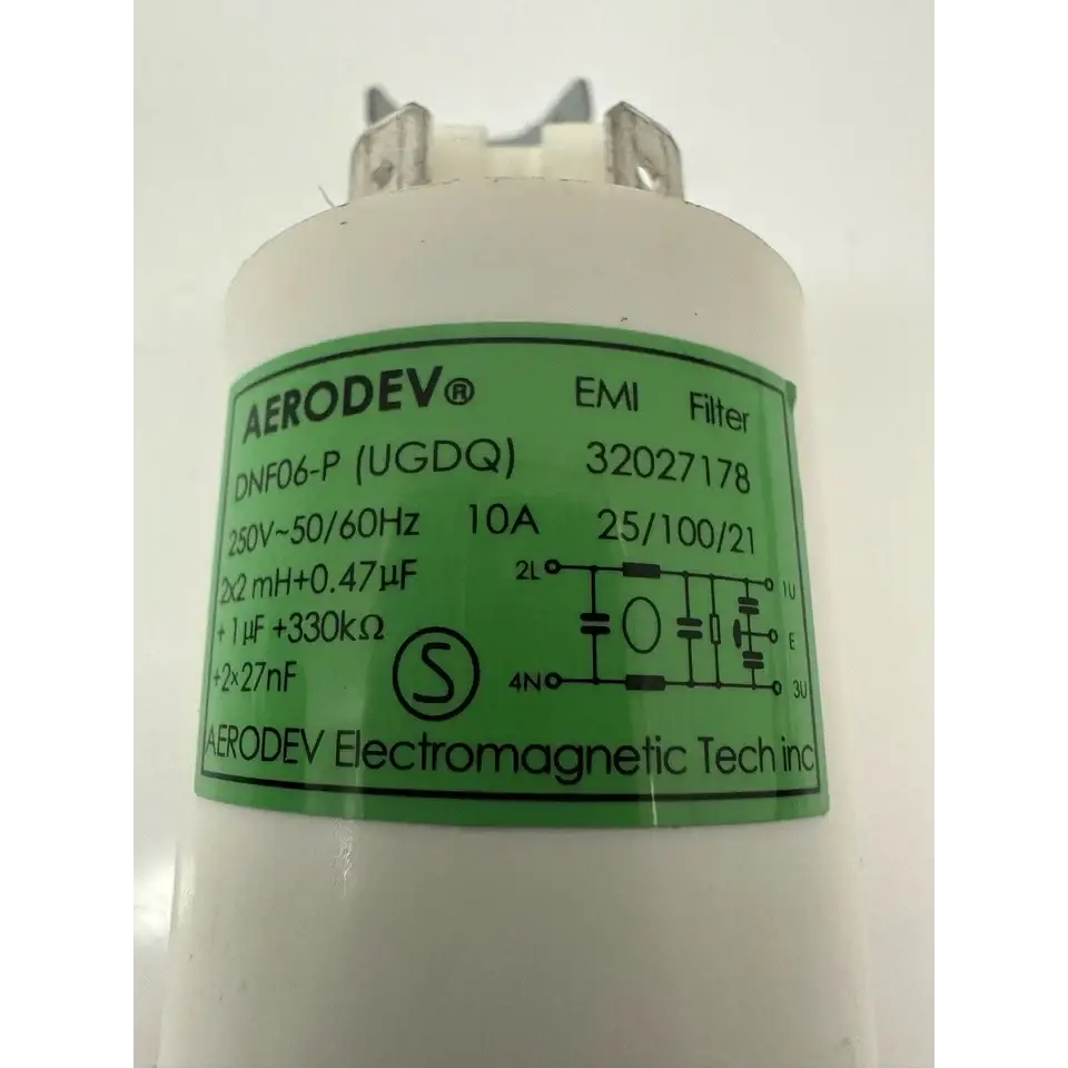 genuine spares LOGIK / BUSH Washing Machine AERODEV DNF06-P EMI Noise Filter PN 32027178