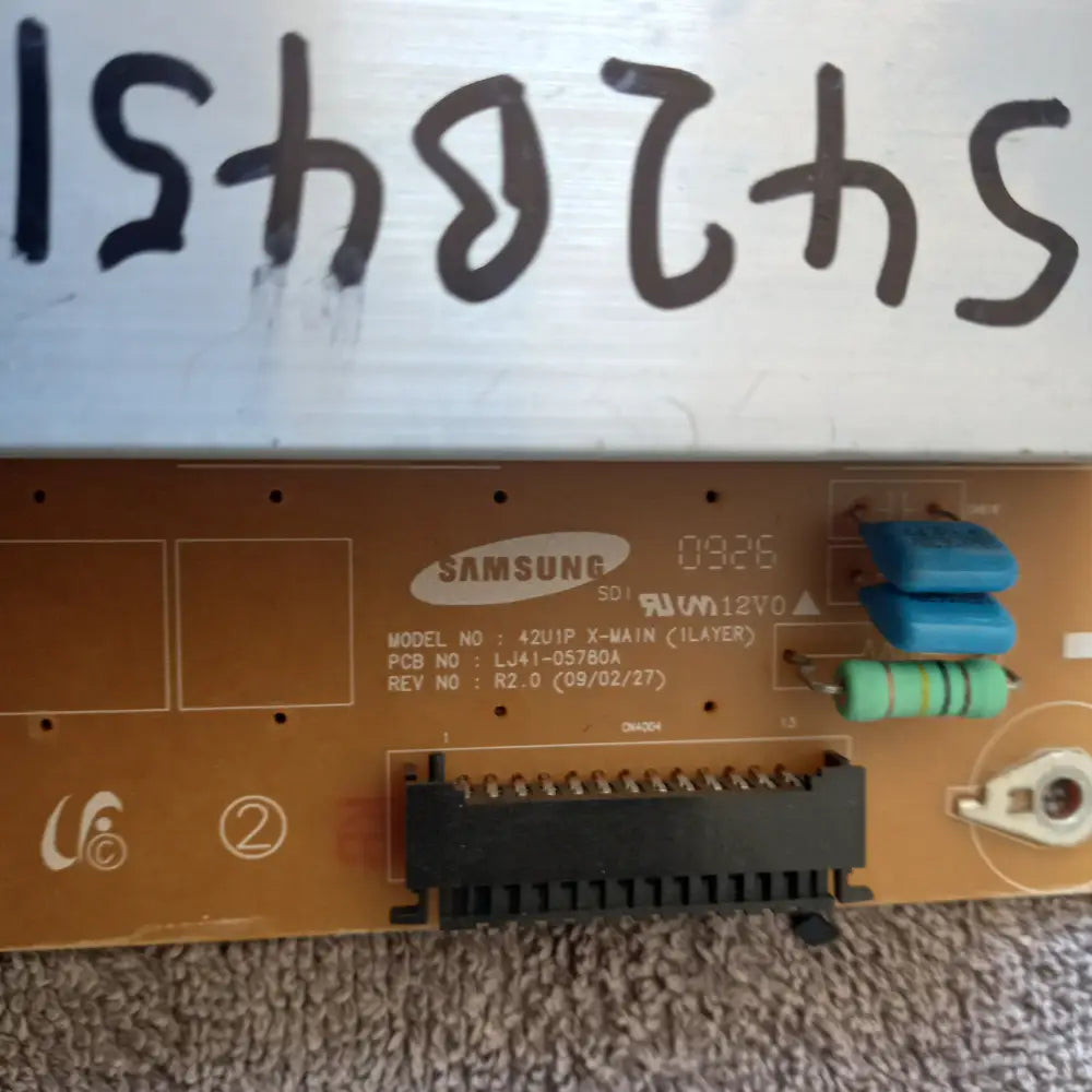 genuine spares samsung plasma tv ps42b451b2w xsus main 42u1p lj41-05780a lj92-01583a aa2 rev r2.0 Your One-Stop
