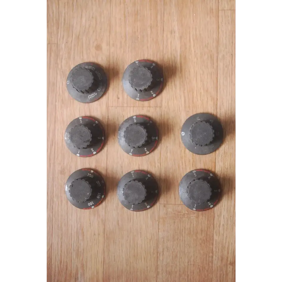GENUINE TRICITY PRESIDENT 2557 FREESTANDING ELECTRIC COOKER ROTARY SELECTOR SWITCH KNOBS/DIALS IN BROWN