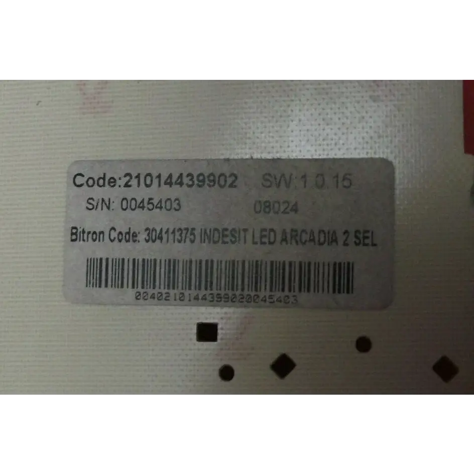 genuine Washing Machine INDESIT WIB111 UK PCB User Interface Board