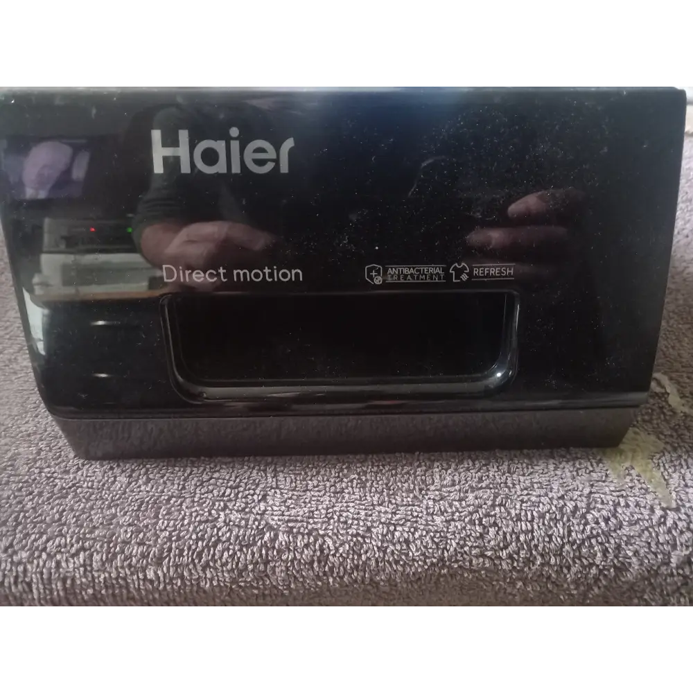 Haier Detergent Dispenser Drawer Complete Haier. Black. Washing Machine