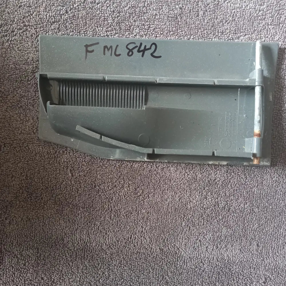 hotpoint fml 842 washing machine front soap drawer handle in graphite grey used,250006350