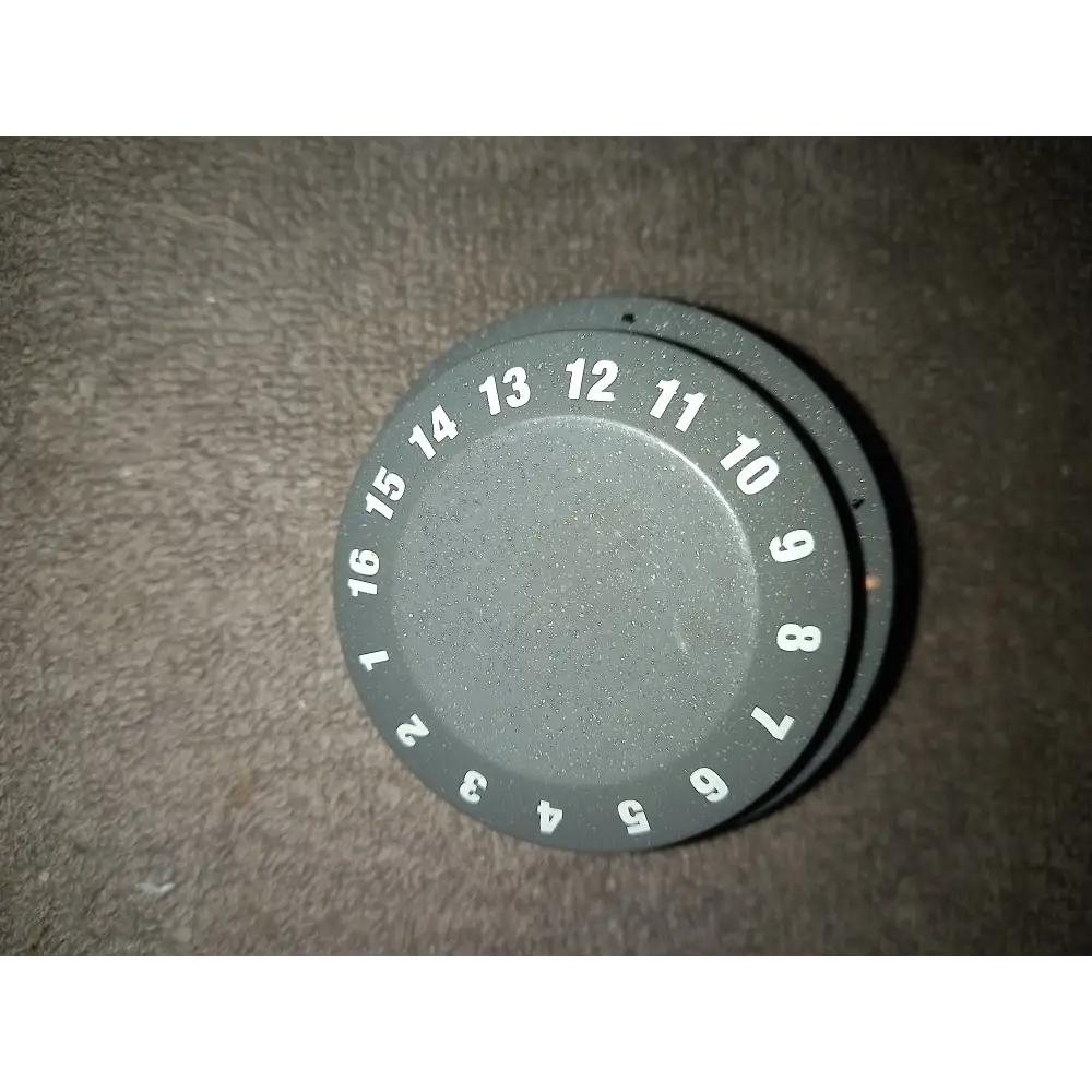 hotpoint ftcf 87 tumble dryer timer selector dial knob in grey/graphite