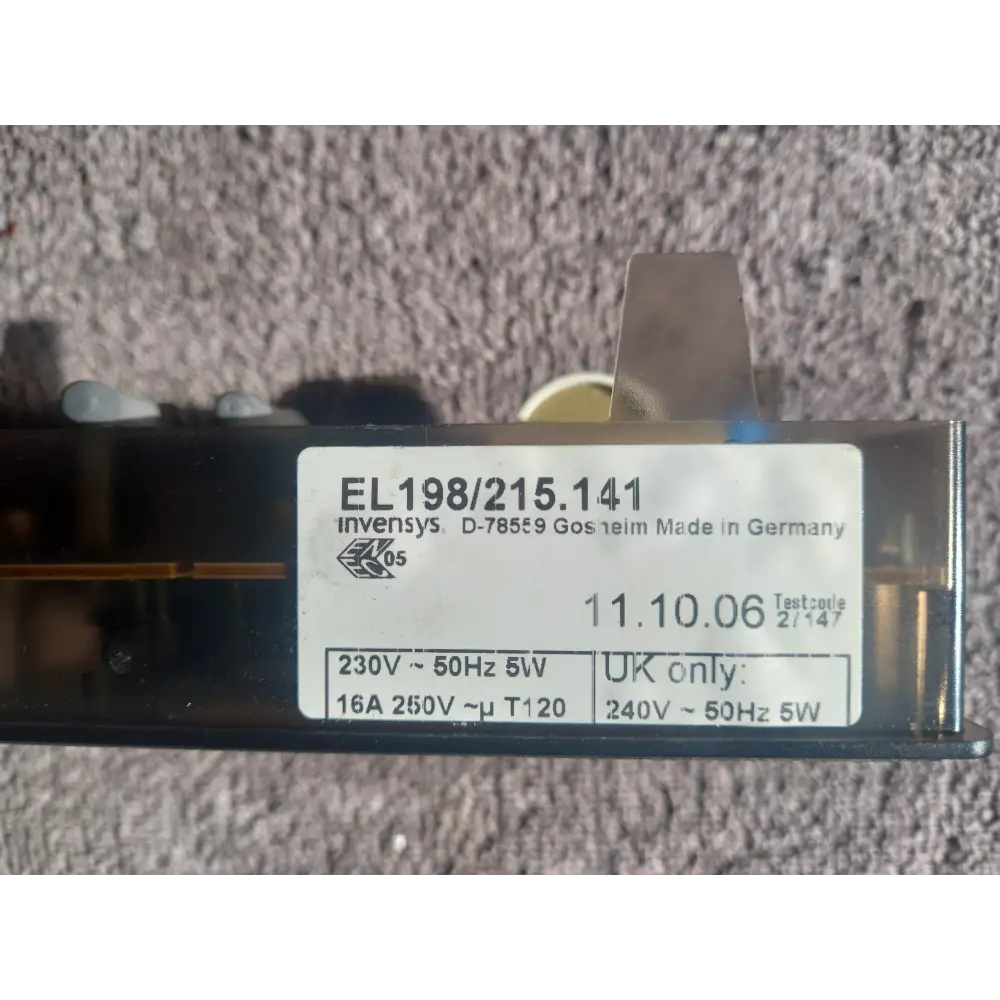 hotpoint sy36x built in oven digital timer clock