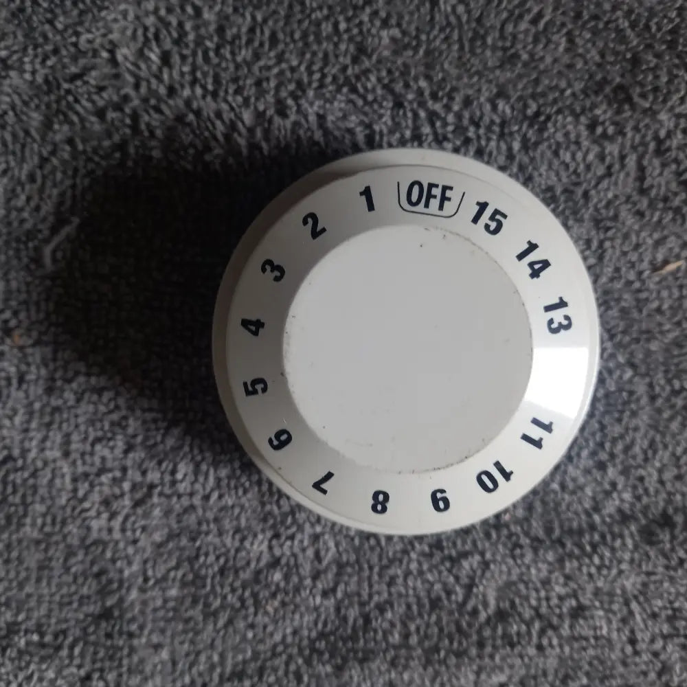 Hotpoint TCFS 93B GP (UK) Tumble Dryer Spares Parts & Accessories,timer selector dial/knob in white.