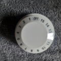 Hotpoint TCFS 93B GP (UK) Tumble Dryer Spares Parts & Accessories,timer selector dial/knob in white.