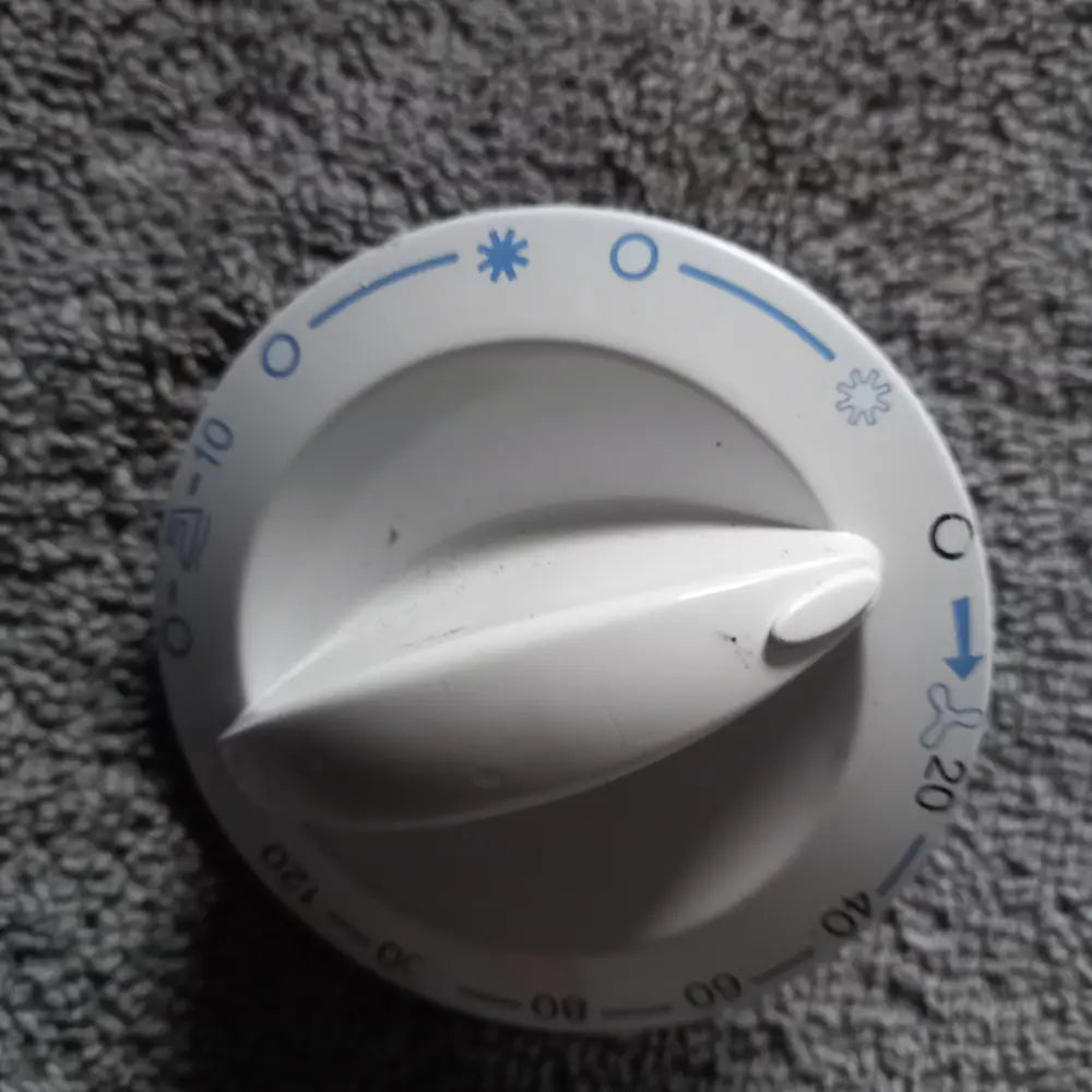 hotpoint vtd20 tumble dryer SELECTOR TIMER KNOB DIAL IN WHITE 250004126 USED.