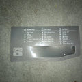 hotpoint wmfug 942 front soap drawer handle in graphite/grey used.25000350