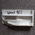 hotpoint wmud washing machine front soap drawer door handle in white.used.250006350.