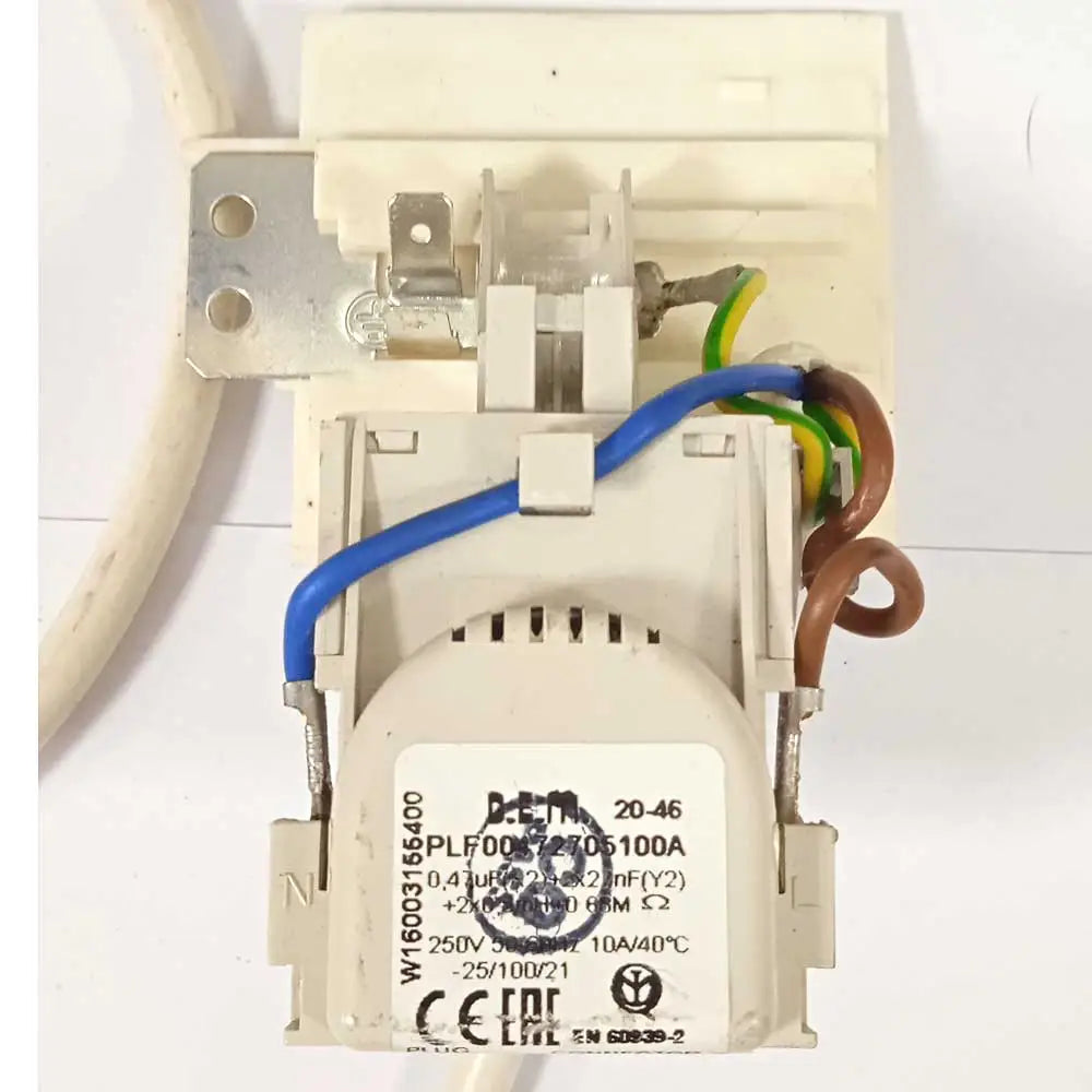 Indesit hotpoint PLF00472705100A White Washing Machine Power Cord used tested