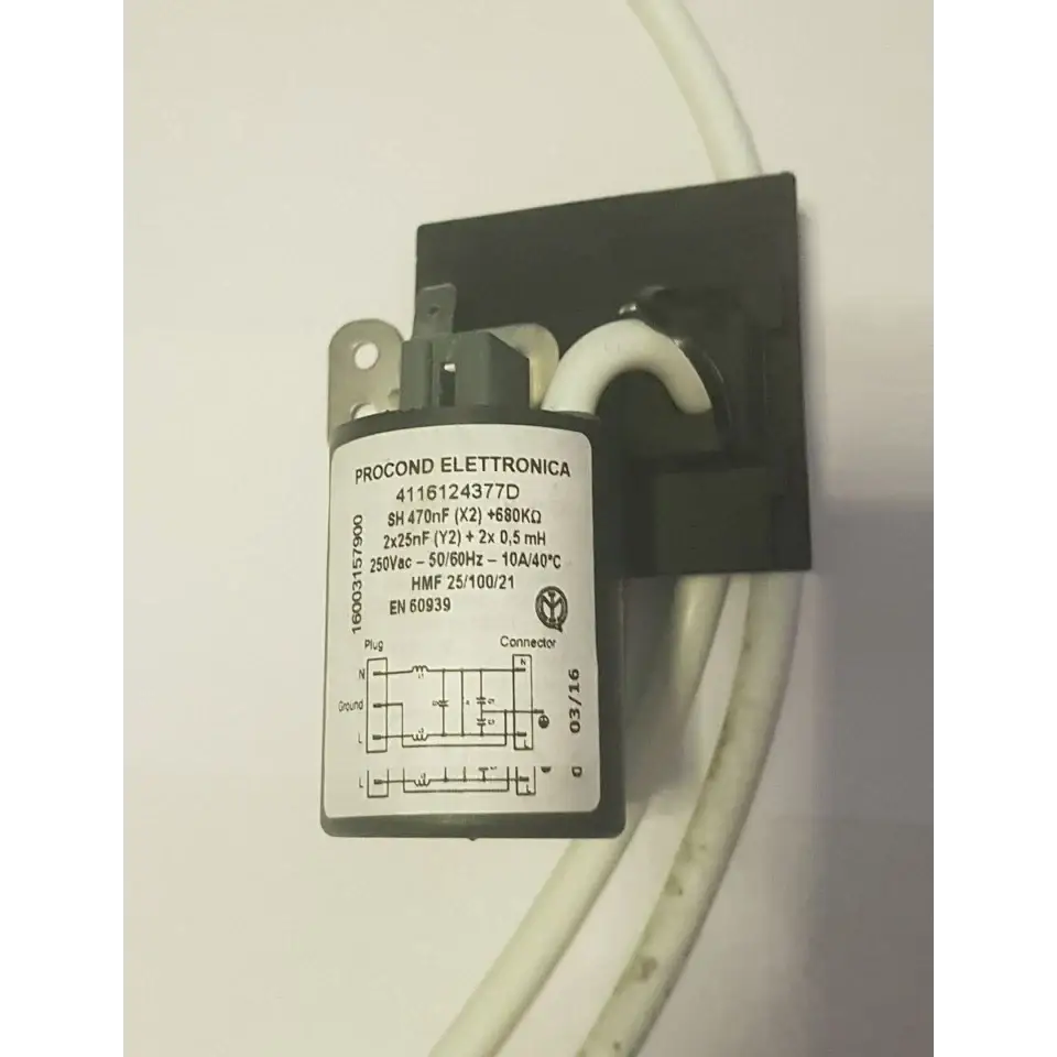 indesit hotpoint washing machine mains lead + suppresor 4116124377d MySimpleStore - Your One-Stop Appliance Spare Parts