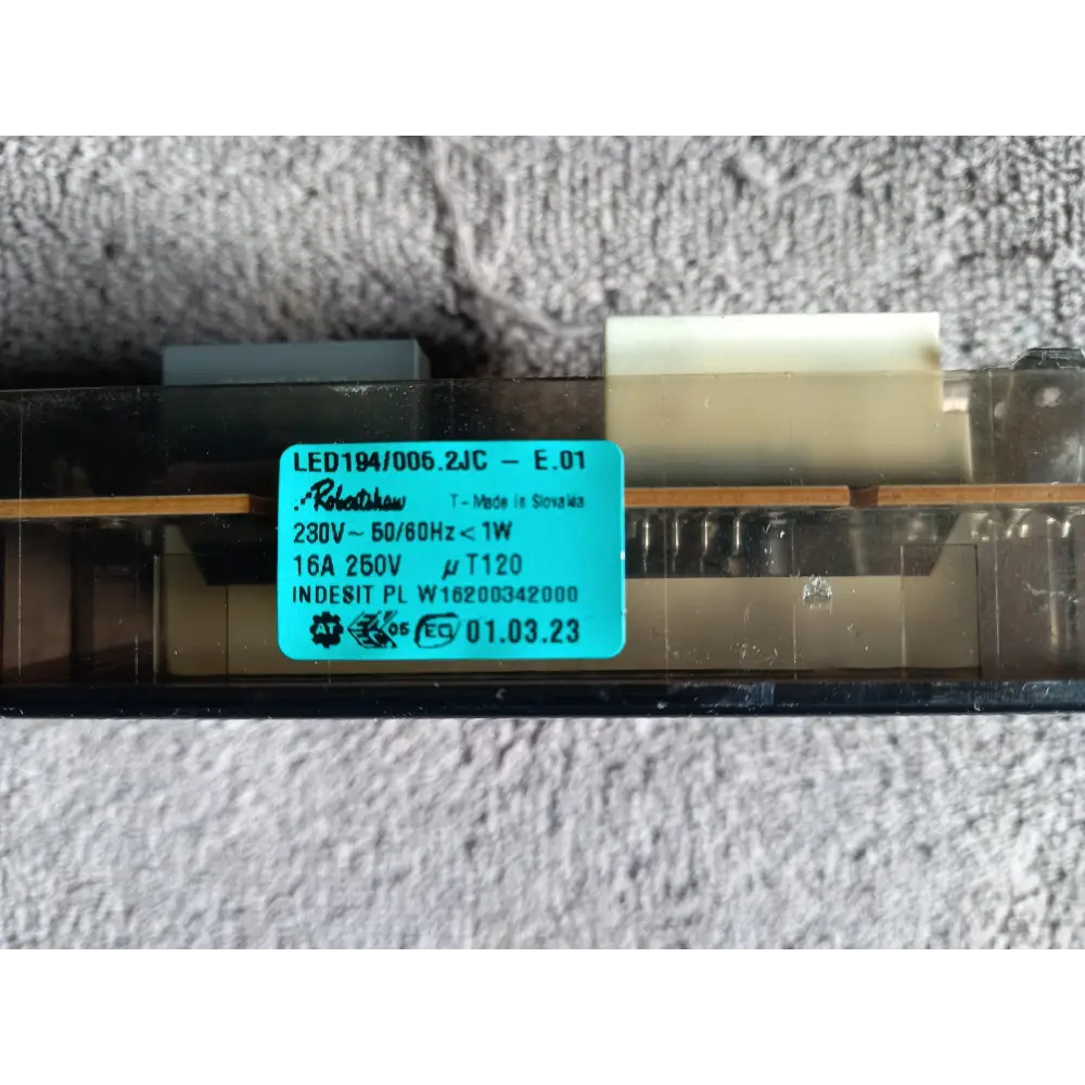 led194/006.2jc-e.01 w16200342000 indesit hotpoint digital oven timer clock,used tested.
