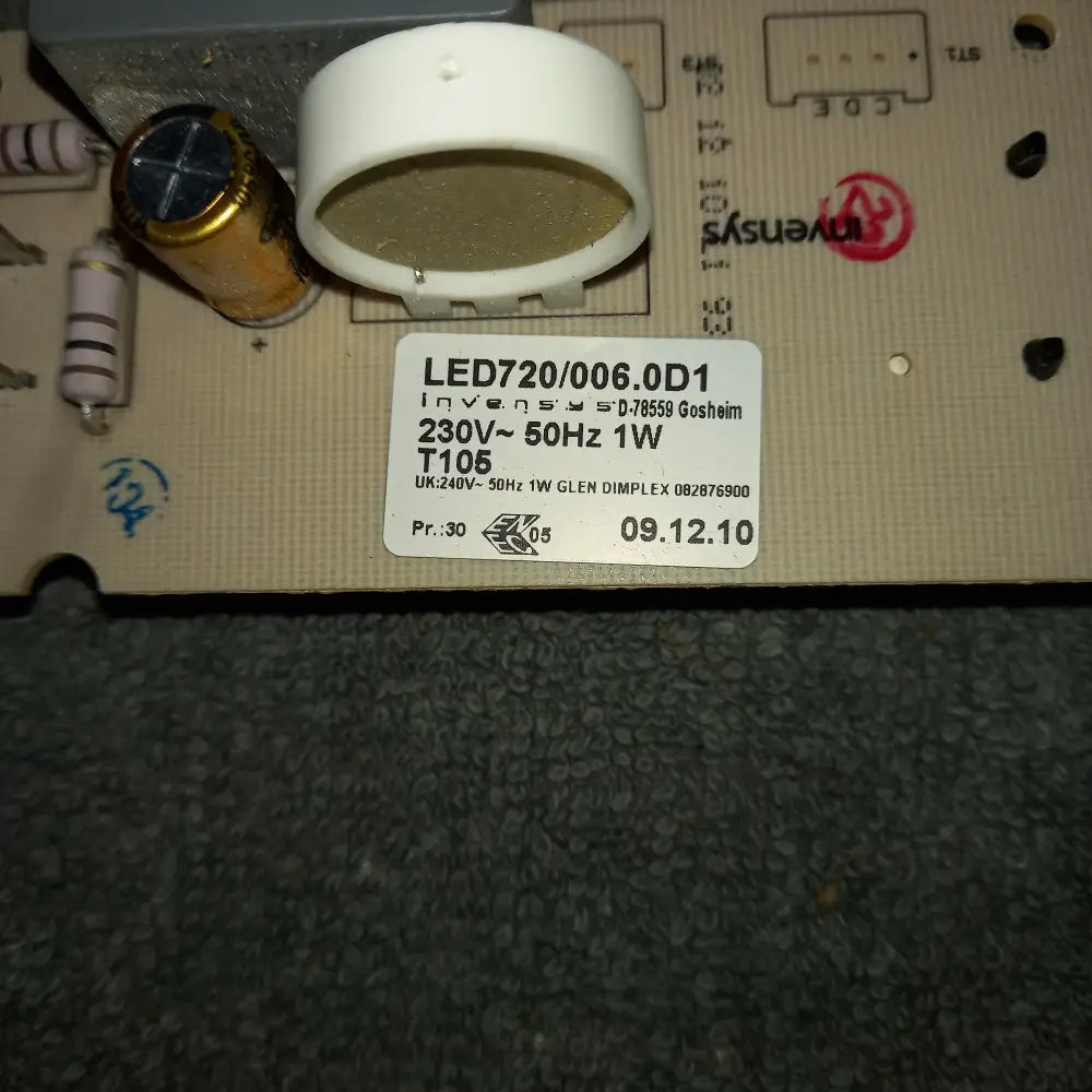 LED720/006.0D1 OVEN DIGITAL CLOCK TIMER,USED TESTED.