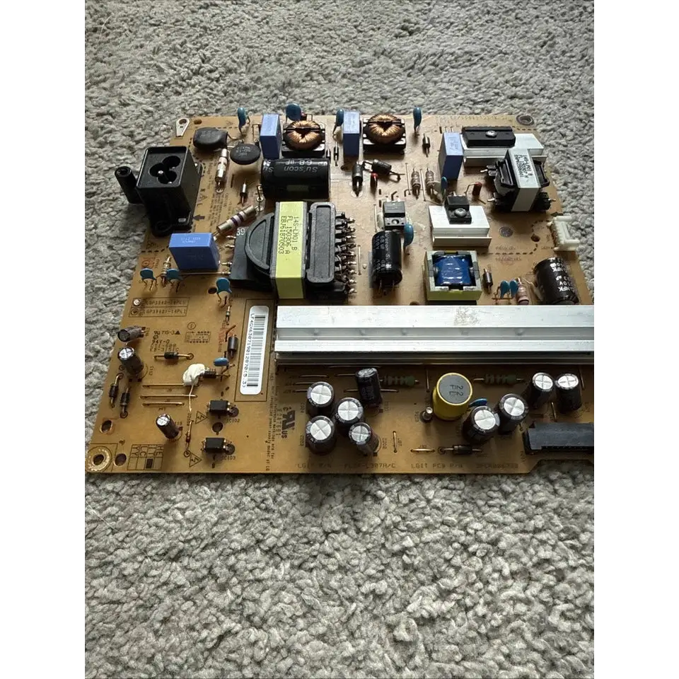 LG 42LF580V 42’’ TV POWER SUPPLY BOARD EAX65423701(2.1) used tested.