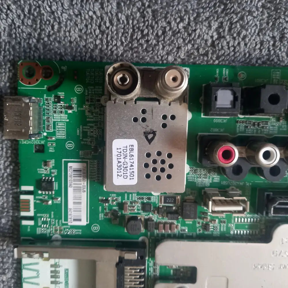 LG 43UH610V 43’’ TV MAIN AV PCB EBR82405801 74EBT000-00ZS