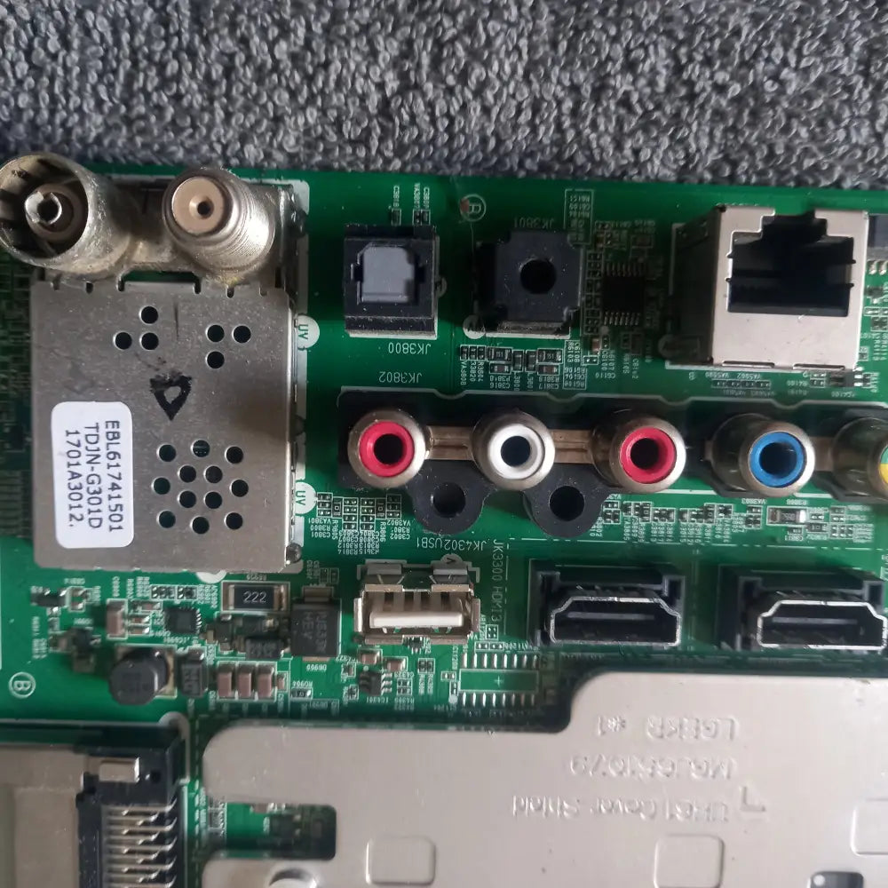 LG 43UH610V 43’’ TV MAIN AV PCB EBR82405801 74EBT000-00ZS