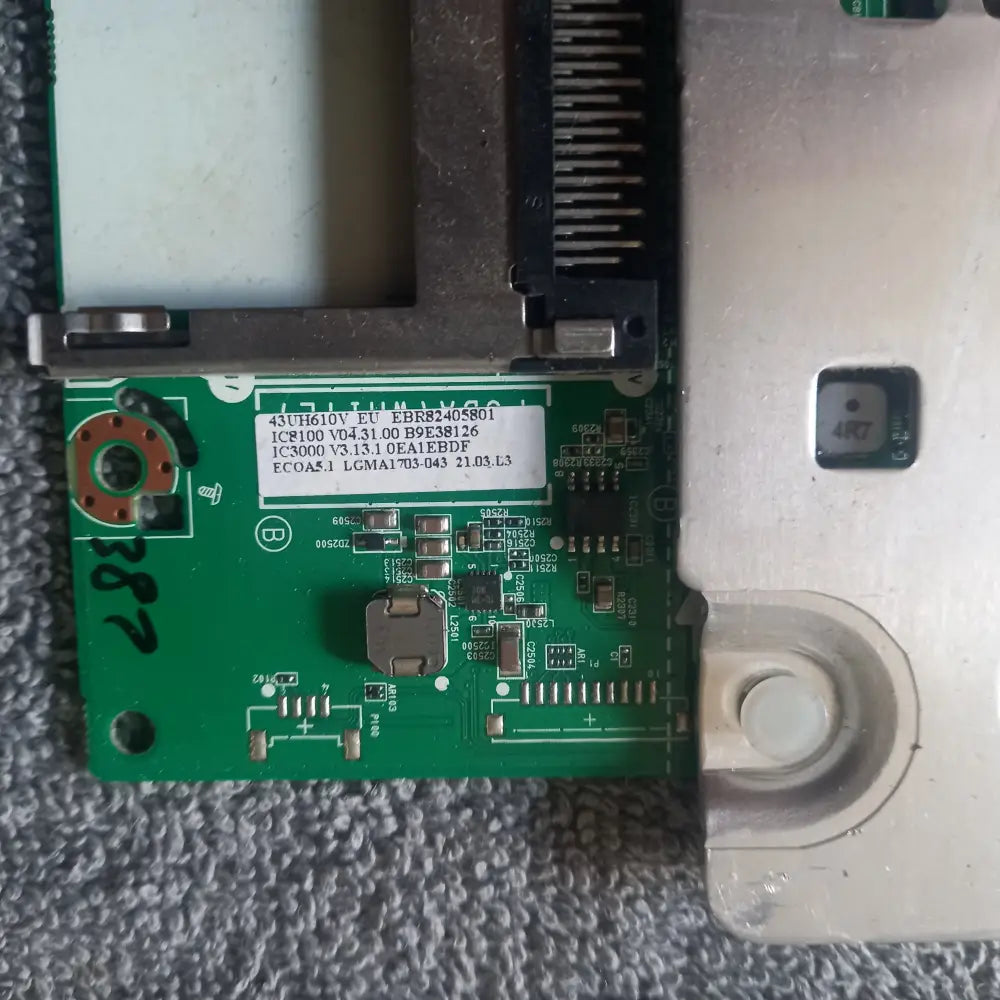 LG 43UH610V 43’’ TV MAIN AV PCB EBR82405801 74EBT000-00ZS