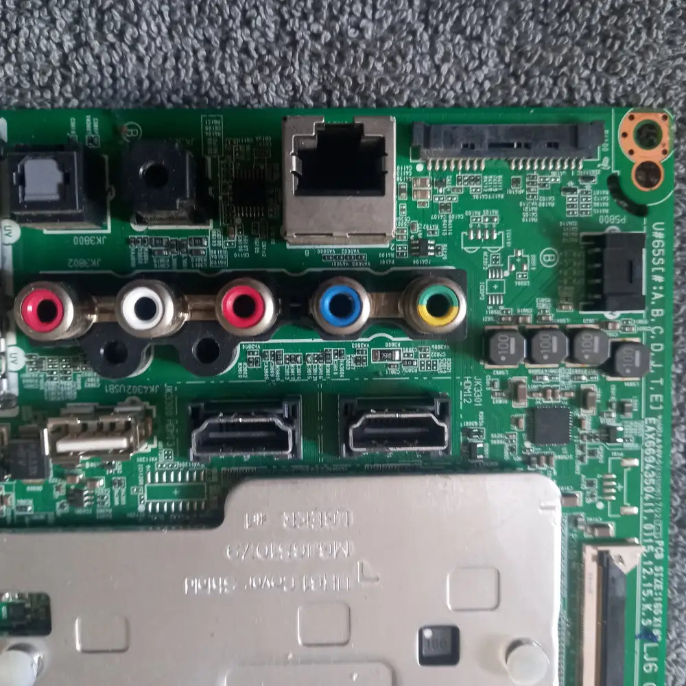 LG 43UH610V 43’’ TV MAIN AV PCB EBR82405801 74EBT000-00ZS