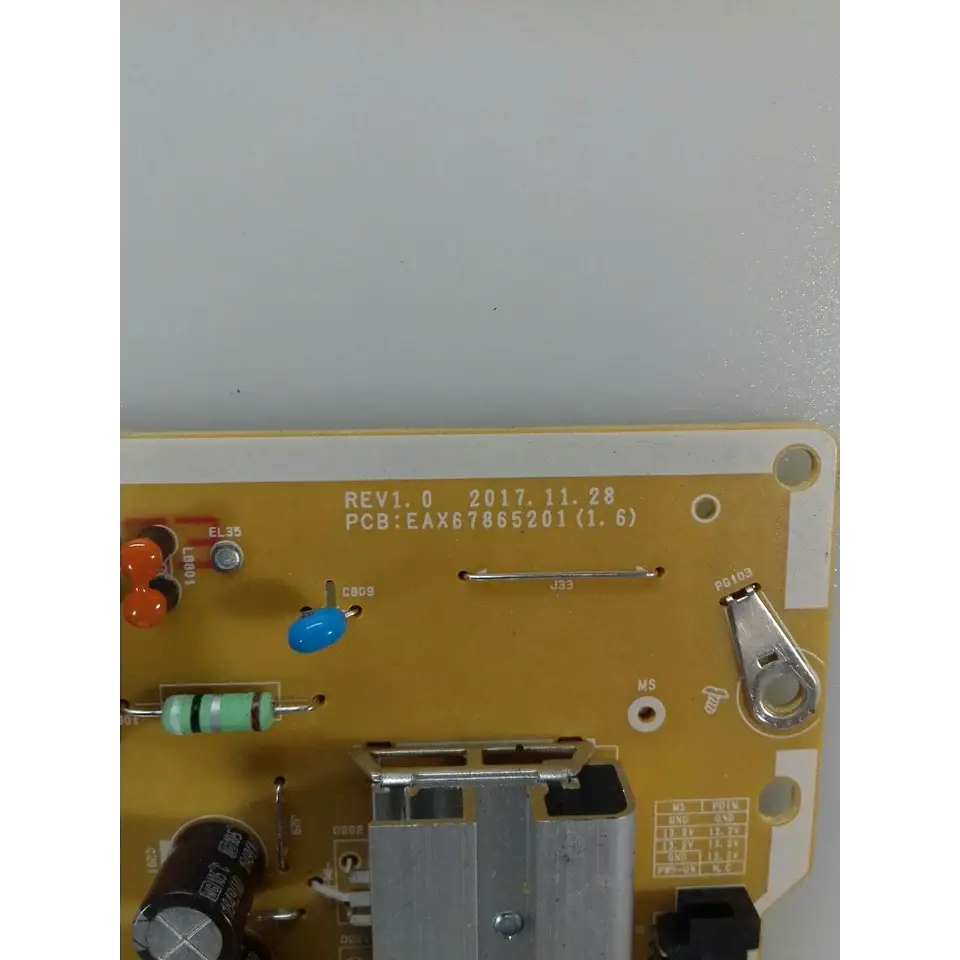 LG 55UK6400PLF POWER SUPPLY BOARD EAX67865201 (1.6) (1.7) fits other models USED TESTED.