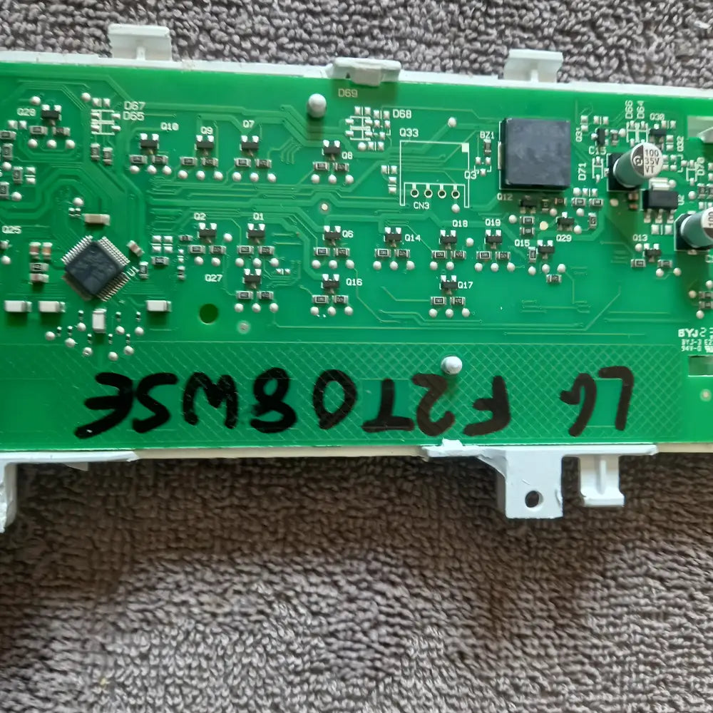 lg f2t08wse washing machine front digital display pcb board