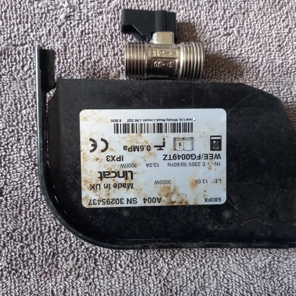Lincat Water Boiler Part Water Shut Off Valve Your One-Stop Appliance Spare Parts Solution