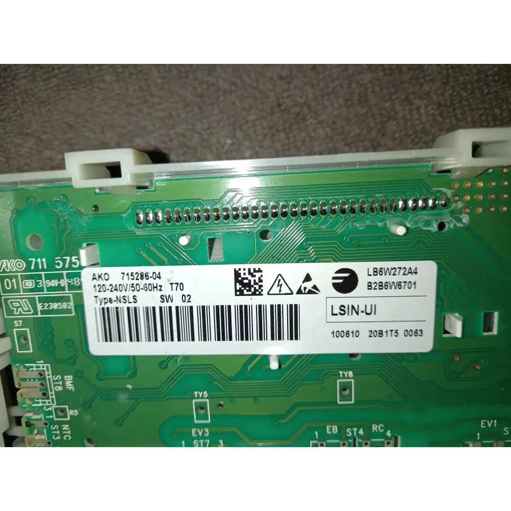 lpr735 WASHING MACHINE front digital display