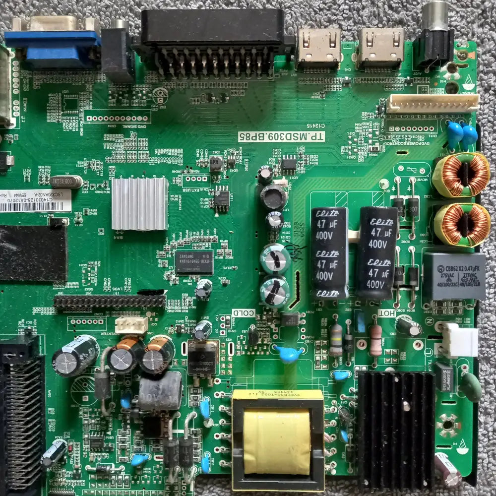 MAIN BOARD SPARE PARTS TP.MSD309.BP85 FOR 32’’ BLAUPUNKT 32/146I TV SCREEN: LSC320AN02-A