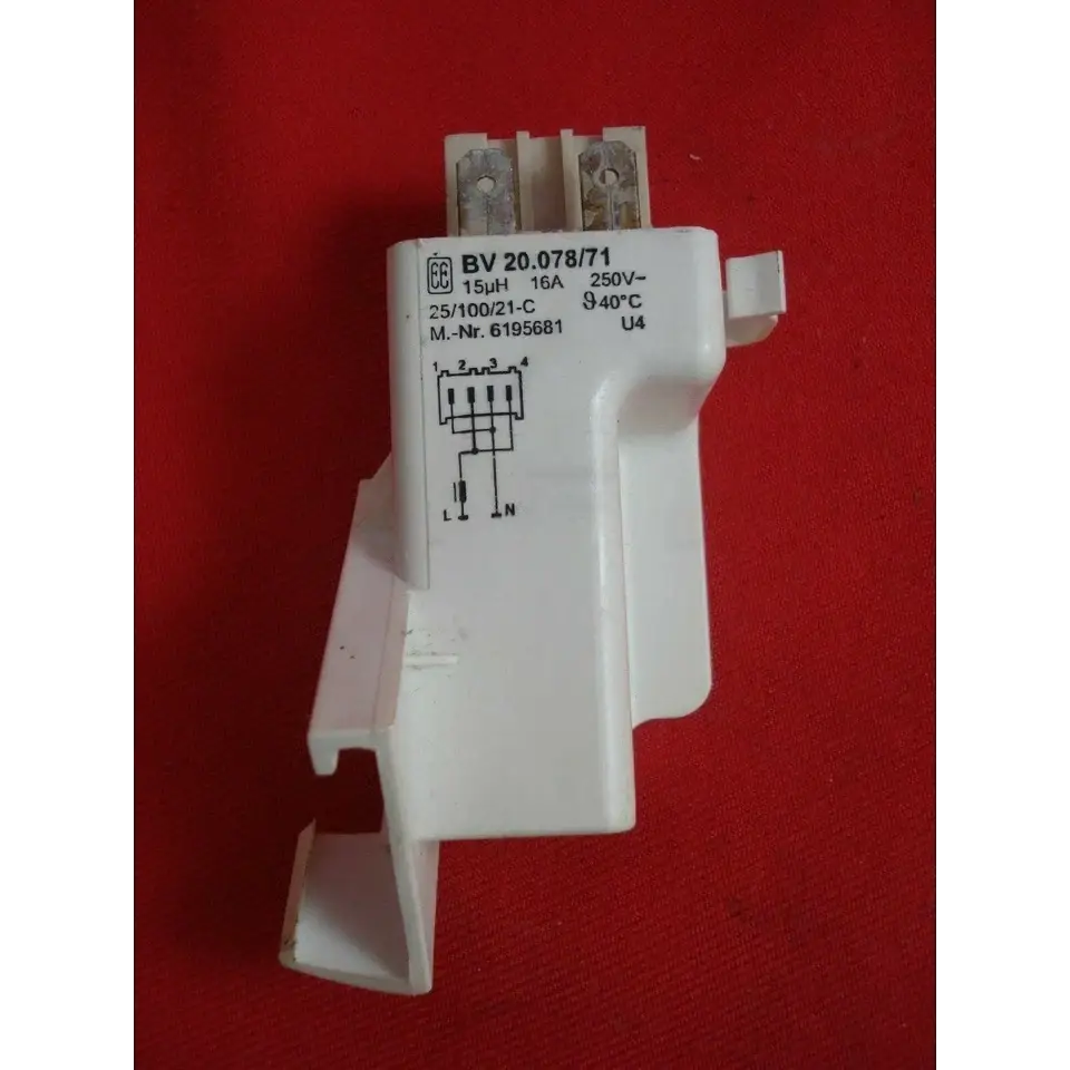 Original Miele suppression filter BV 20.078/71 T.No. 6195681 m.-nr.6195681